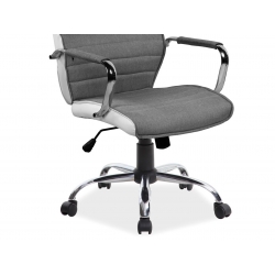 Fotel biurowy Q-035 szary krzesło Q035 TILT SIGNAL