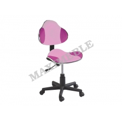 Fotel biurowy Q-G2 różowy QG2 krzesło SIGNAL