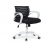 Fotel biurowy SOCKET czarny biały krzesło HALMAR