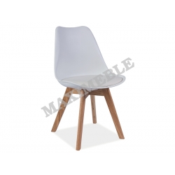 Krzesło KRIS białe drewno buk SIGNAL