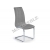 Krzesło metalowe K147 szare ecoskóra chrom HALMAR