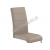 Krzesło metalowe K85 cappucino eco skóra chrom HALMAR