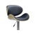 Hoker H44 dąb/czarny krzesło barowe stołek HALMAR