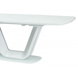 Stół ARMANI biały rozkładany lakier 160-220 SIGNAL