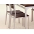 Zestaw stołowy MALCOLM (stół + 4 krzesła) wenge