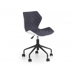 Fotel biurowy MATRIX szaro biały krzesło HALMAR WYSYŁKA 24H