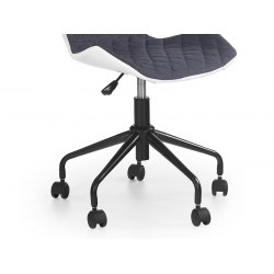 Fotel biurowy MATRIX szaro biały krzesło HALMAR WYSYŁKA 24H