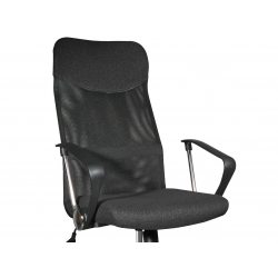 Fotel biurowy Q-025 czarny krzesło tkanina Q025 SIGNAL