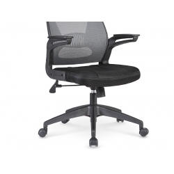 Fotel biurowy SOLARIS popiel czarny krzesło HALMAR