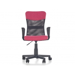 Fotel biurowy TIMMY różowy krzesło obrotowe HALMAR WYSYŁKA 24H