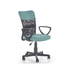 Fotel biurowy TIMMY turkusowy krzesło obrotowe