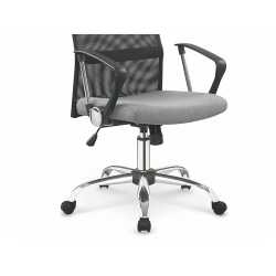 Fotel biurowy VIRE 2 czarny popiel krzesło HALMAR WYSYŁKA 24H