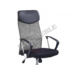 Fotel biurowy VIRE czarny popiel krzesło HALMAR WYSYŁKA 24H