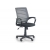 Fotel biurowy SANTANA czarny-popiel krzesło HALMAR