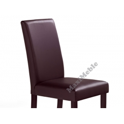 Krzesło drewniane NIKKO ciemno brązowe HALMAR