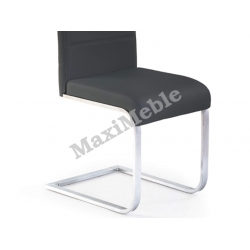 Krzesło metalowe K85 czarne HALMAR