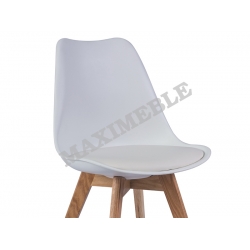 Krzesło KRIS białe drewno buk SIGNAL