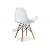 Krzesło metalowe ENZO białe drewno buk SIGNAL