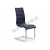 Krzesło metalowe K104 czarno białe HALMAR