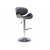 Hoker H44 dąb/czarny krzesło barowe stołek HALMAR