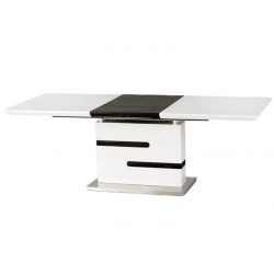 Stół rozkładany MONACO biały lakier 160-220 HALMAR