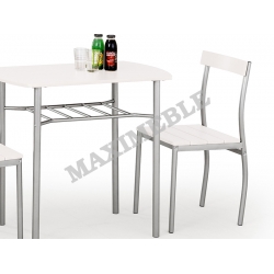 Zestaw stołowy LANCE (stół + 2 krzesła) biały
