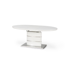 Stół rozkładany ASPEN biały 140-160x90 HALMAR