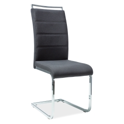 Krzesło H-441 czarne tkanina chrom H441 SIGNAL
