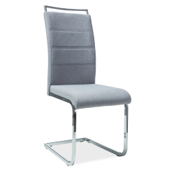 Krzesło H-441 szare tkanina chrom H441 SIGNAL