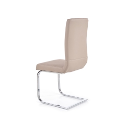 Krzesło K219 e.skóra cappuccino chrom K-219 HALMAR