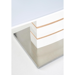 Stół rozkładany TORONTO biały 140-180 lakier HALMAR