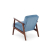 MILANO 1S fotel - niebieski tap. Castel 74 (1p=1szt)-17656