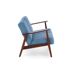 MILANO 2S sofa - niebieski tap. Castel 74 (1p=1szt)-17704