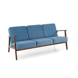 MILANO 3S sofa - niebieski tap. Castel 74 (1p=1szt)