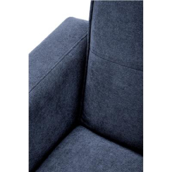 CORNELIUS sofa rozkładana z funkcją narożnika niebieska (1p=1szt)-23907