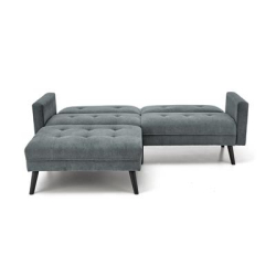 CORNELIUS sofa rozkładana z funkcją narożnika popiel (1p=1szt)-23911