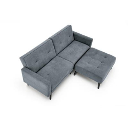 CORNELIUS sofa rozkładana z funkcją narożnika popiel (1p=1szt)-23913