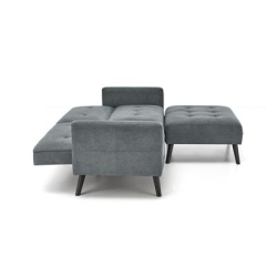 CORNELIUS sofa rozkładana z funkcją narożnika popiel (1p=1szt)-23915