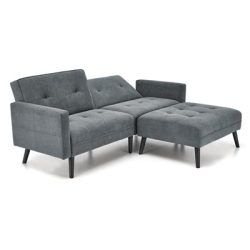 CORNELIUS sofa rozkładana z funkcją narożnika popiel (1p=1szt)-23916