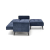CORNELIUS sofa rozkładana z funkcją narożnika niebieska (1p=1szt)-23902