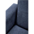 CORNELIUS sofa rozkładana z funkcją narożnika niebieska (1p=1szt)-23907