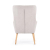 COTTO fotel wypoczynkowy jasny popiel-23980