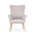 COTTO fotel wypoczynkowy jasny popiel-23984