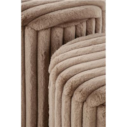 FIDO zestaw 2 puf, cappuccino / złoty (1p=1kpl)-25409