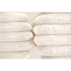 FIDO zestaw 2 puf, kremowy / złoty (1p=1kpl)-25414