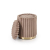 FIDO zestaw 2 puf, cappuccino / złoty (1p=1kpl)-25411