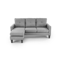 GERSON sofa z podnóżkiem popielaty (1p=1szt)-26195