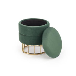 MINTY pufa ciemny zielony / złoty (1p=1szt)-34143