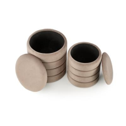 PACHO zestaw 2 puf, beżowy (1p=1set)-34976