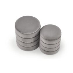 PACHO zestaw 2 puf, popielaty (1p=1set)-34984